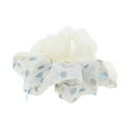 thumbnail image 5 of Unique Bargains 1 Pc Scrunchie Fashion Color-Blocked Polka Dots Hair Elastics Blue, 5 of 5