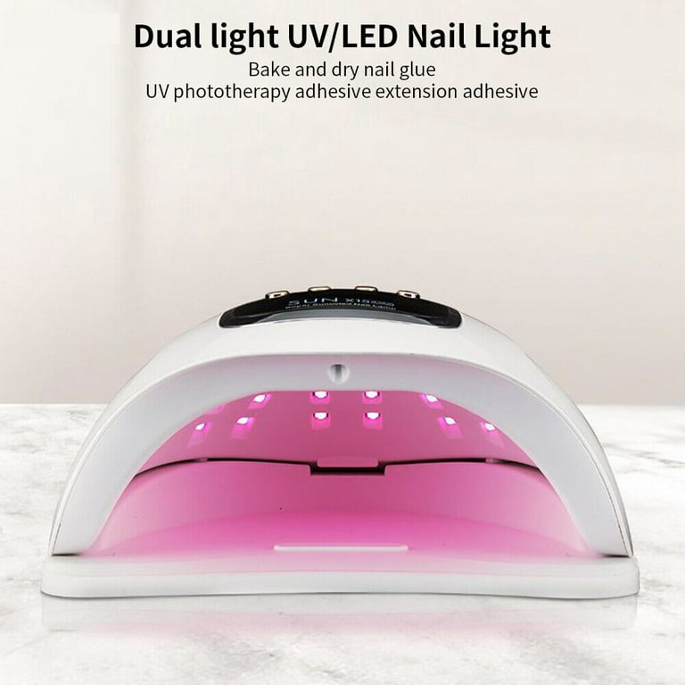 320W 72LEDs UV/LED Nail Lamp Nail Dryer Nail Phototherapy Machine Dual  Light Source UV Nail Lamp For Women And Girls Nail Art DI - AliExpress