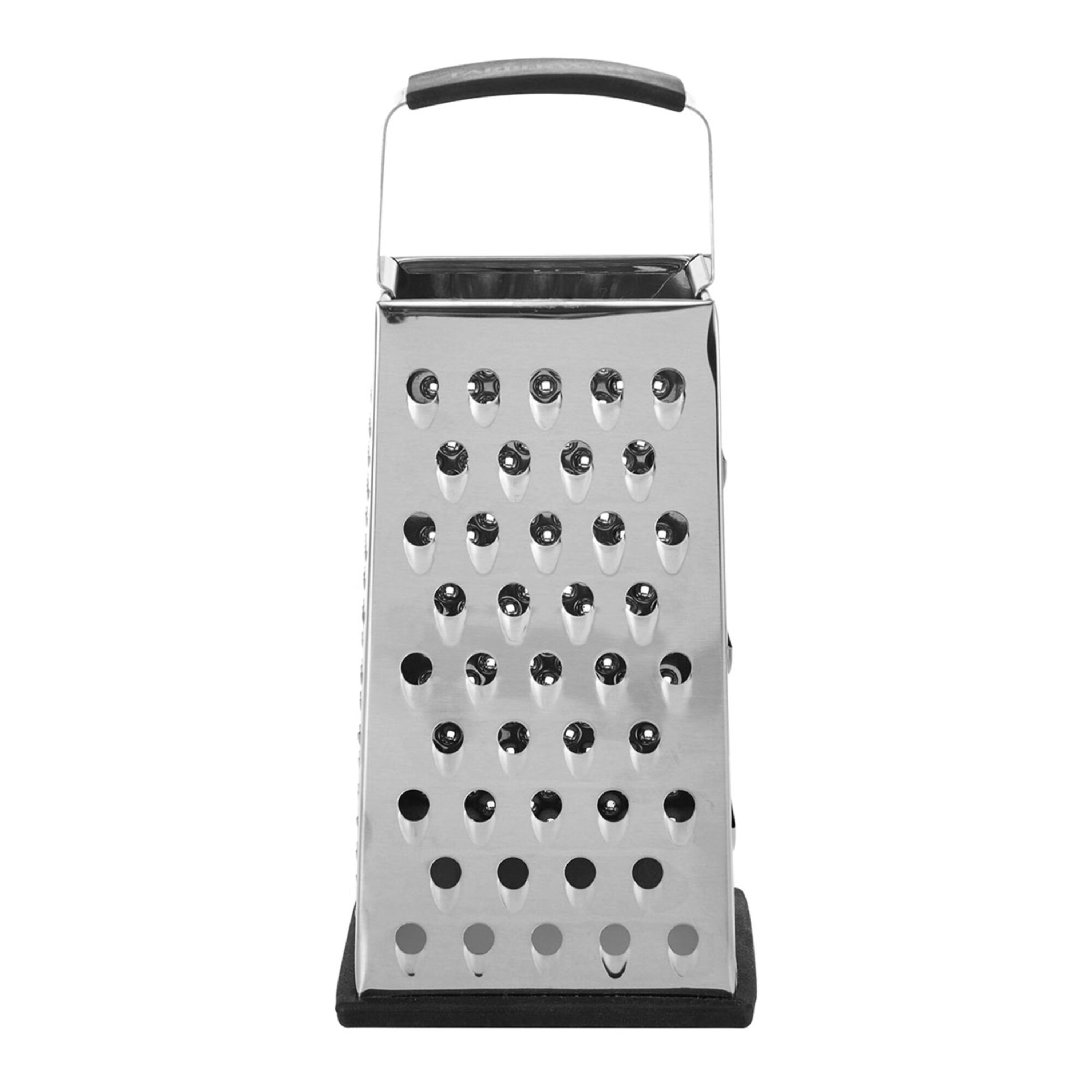 Farberware Professional 4-Sided Slim Stainless Steel Heavy Duty Kitchen Box  Grater with Detachable Clear Storage Container, Perfect for Parmesan