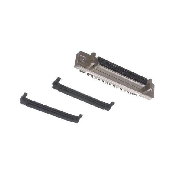 IEC DM50F-MT-2-56 Miniature D 50 Position Female Connector with 2-56 Threaded ears for mounting