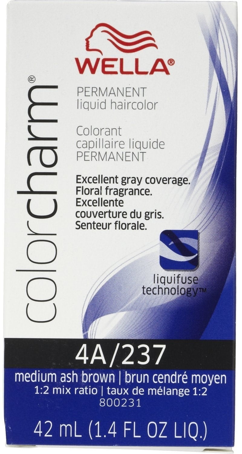 Wella Wella Color Charm Liquid Haircolor 4a 237 Medium Ash Brown