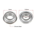 thumbnail image 2 of MF126ZZ Flange Ball Bearing 6x12x4mm Shielded Chrome Steel Bearing 2pcs, 2 of 3