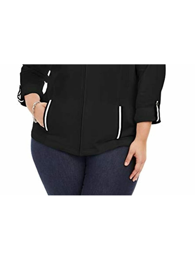Karen Scott Sport Womens Plus Zeroproof Fleece Performance
