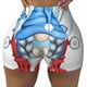 thumbnail image 2 of Fotbe Medicine Gnome Truck Red Shorts Sin Costuras – Shorts Deportivos de Cintura Alta para Mujer, Elásticos para Gimnasio, Yoga, Running o Ciclismo-Medium, 2 of 8