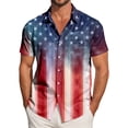 thumbnail image 2 of Linfrsh Flag Shirts for Men Country Flag T-Shirt | Patriotic Pride Tee for Men & Women(Red,3XL), 2 of 6