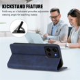thumbnail image 4 of Case for Motorola Moto G Play 5G 2026 6.7-inch Wallet,Magnetic Closure,Card Slots,Cash Slot Flip Folio Protective Phone Case,Dark blue,For Moto G Play 5G 2026, 4 of 9