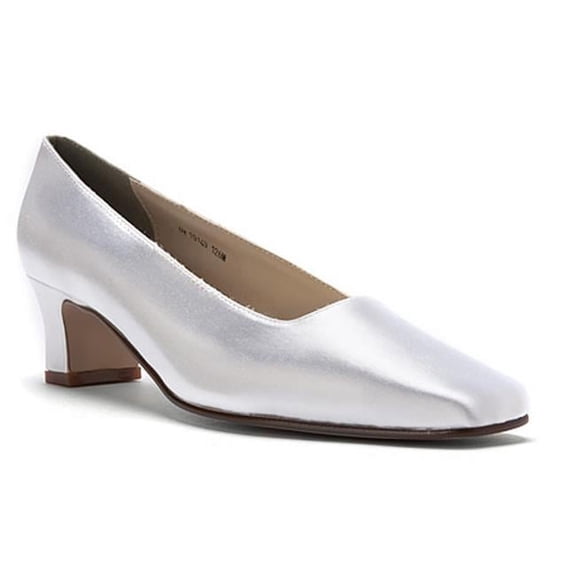 Benjamin Walk 843379003780 Touch Ups Womens Betty, White - Wide 12