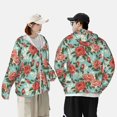 thumbnail image 6 of Xecao Rose Flowers for Sun Shirt-A lightweight, hoodie-style long-sleeve UV protection garment designed for other outdoor activities., 6 of 9