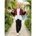 thumbnail image 3 of PureChapter Boys Clothing Sets Color Block Zip Up Hooded Jacket & Jogger Pants 2-Piece Tracksuit for Kids 7-14, 3 of 9