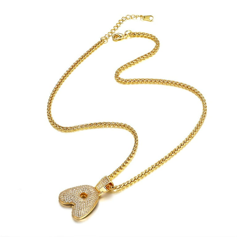 ALISSA Capital Letter A-Z Initial Chain Necklace For Women Strip Stainless Steel Round Charm A-Z Alphabet Pendant Necklace CZ Jewelry Birthday Gift (R) Price In UAE | Amazon UAE - Foto 8