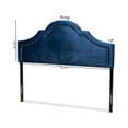 thumbnail image 7 of Baxton Studio Rita Velvet and Wood Full Headboard in Navy Blue, 7 of 7