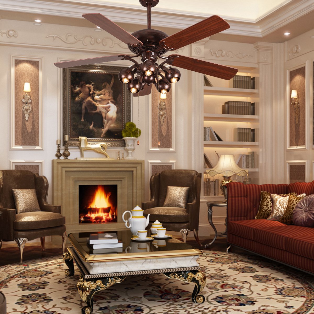 Rustic Ceiling Fans Canada Shelly Lighting