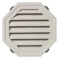 OCTGV18 Octagonal Gable Vent 04, White - 18 in.
