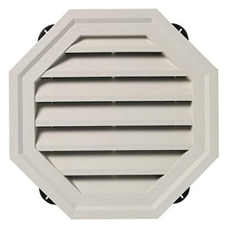 OCTGV18 Octagonal Gable Vent 04, White - 18 in.