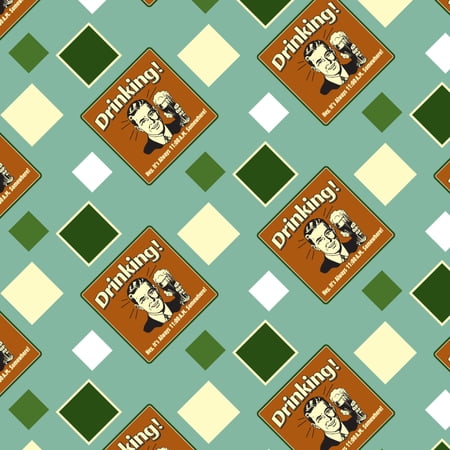 Drinking It's Always 11am Somewhere Funny Humor Premium Roll Gift Wrap Wrapping Paper