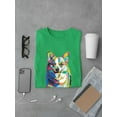 thumbnail image 3 of Colorful Welsh Corgi Sprinting T-Shirt Men -Image by Shutterstock, Male Medium, 3 of 4