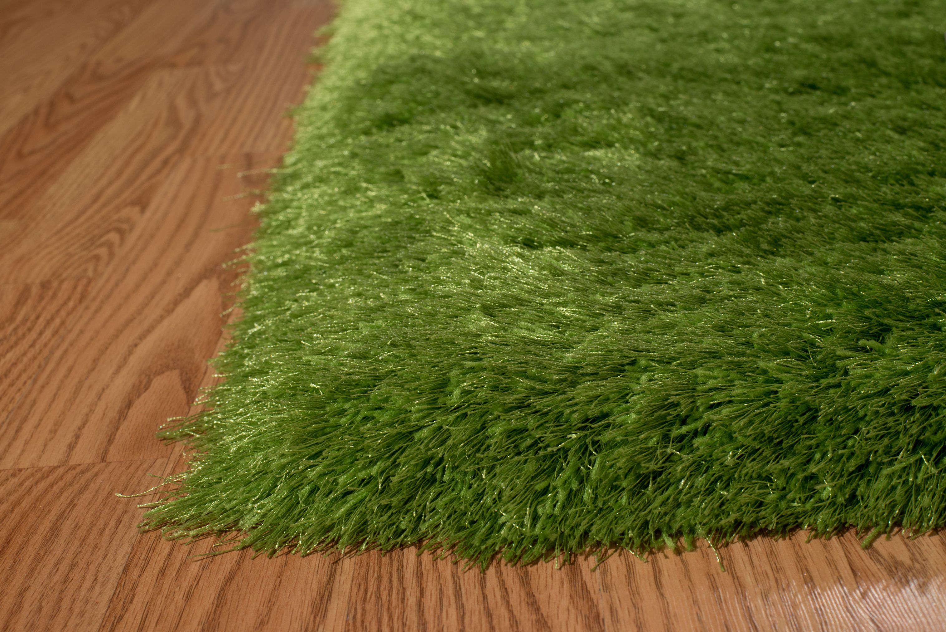 United Weavers Benella Venetia Green Woven Polyester Shag Area Rug