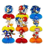 VAK Sonic Hedgehog Birthday Party Decoration Centerpieces
