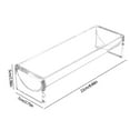 thumbnail image 1 of Clear Cracker Tray Acrylic Rectangular Cracker Holder Biscuit Serving Tray Food Display Stands Party Appetizer Serving Tray Ushaped, 1 of 6