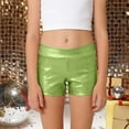 thumbnail image 5 of Kogui Little Girls Dance Shorts Toddler Boys Girls Shorts Baby Kids Summer Casual Thin Elastic Waist Beach Short Pants Bottoms 4T 5T (Green,4-5 Years), 5 of 6