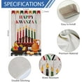 thumbnail image 4 of Happy Kwanzaa Garden Flag 12.5x18 Double Sided Burlap, Kinara Candles Yard Flag Kwanzaa Greeting Garden Flags Small Yard Banner for African Heritage Holiday Decoration(ONLY FLAG), 4 of 6