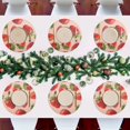 thumbnail image 7 of Ryvnso Strawberry Round Plate Mats Dining Table Placemat Set of 4 for Holiday Decoration, 7 of 7