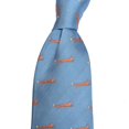 thumbnail image 2 of SummerTies Fox Necktie - Woven Silk, Extra Long, 2 of 2