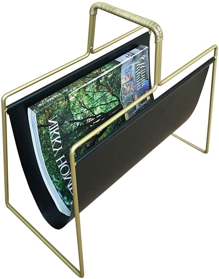 Magazine Holders Magazine Rack,Floor Rack Leather Desktop Magazine Rack