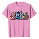 thumbnail image 4 of Women's Football Graphic T-Shirt, Women's Soccer Letter Print Short Sleeve T-Shirt - Casual Summer Neck Top for Sports Fans, Everyday Wear for Soccer Tournament 2026 Pink Size: 2XL, 4 of 4