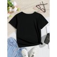 thumbnail image 2 of Little Miss 100 Days Smarter Letter Print, Girls' Summer Fun Print Short Sleeve, Back-to-School Season, ages 12 and under, 2 of 6