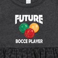 thumbnail image 4 of Inktastic Future Bocce Player Girls Baby Dress, 4 of 5