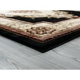 thumbnail image 4 of United Weavers Drachma Patras Traditional Medallion Accent Rug, Black, 1'10" x 2'8", 4 of 5