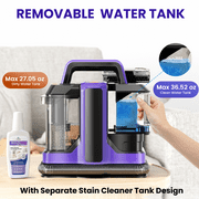 INSE Portable Spot Stain Cleaner for Upholstery and Carpet, Includes 8.5oz Deep Clean Pro Formula, C7