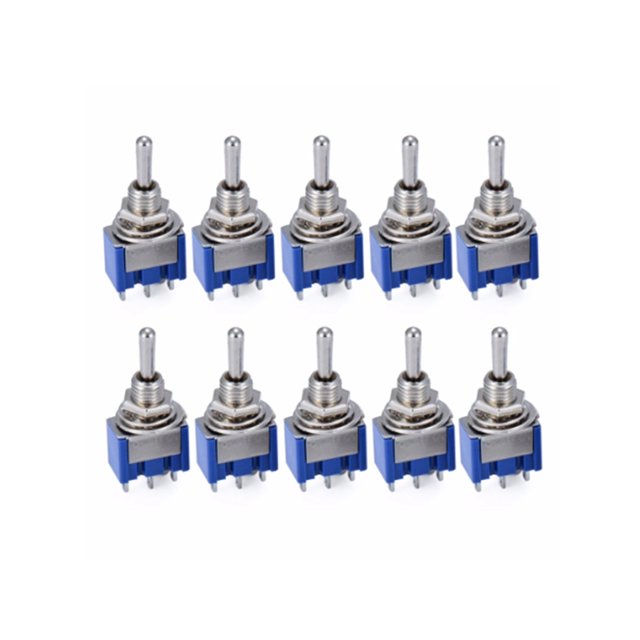 Interruptor de Palanca Riwesomey MTS-102-103-202-403-223 10 Piezas
