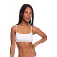 thumbnail image 2 of Roxy BRIGHT WHITE Juniors' Quiet Beauty Crochet Bikini Swim Top, US Large, 2 of 4