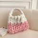 thumbnail image 1 of Bolsos Con Asa Superior Bolsas con asa superior para mujer Bolsa de diseño tejido Bolsa simple de lana islandesa (rosa) Ndcxsfigh Para Estrenar, 1 of 8