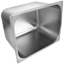 CIMAXIC Catering Pans Stainless Steel Food Storage Container Silver 1Pcs