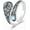Butterfly, variant on Moonstone Spoon Rings for Women 925 Sterling Silver Butterfly/Bee/Dragonfly Open Adjustment Ring with Moonstone June Birthstone Jewelry Gift