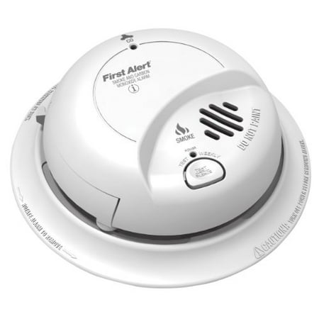 First Alert SC9120B Hardwire Combination Smoke/Carbon Monoxide Alarm with Battery (Best Place For Carbon Monoxide Detector)