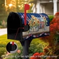 thumbnail image 2 of Summer Sunflower Magnetic Mailbox Covers Standard Size Floral Labor Day Patriotic American Flag Mailbox Post Cover Veteran''s Day Mailbox Decor Waterproof Mailbox Wrap 21 * 18 Inch, 2 of 6