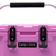 thumbnail image 6 of CAMP-ZERO 10 Liter 10.6 Quart Cooler with 2 Molded In Cup Holders, Pink, 6 of 10