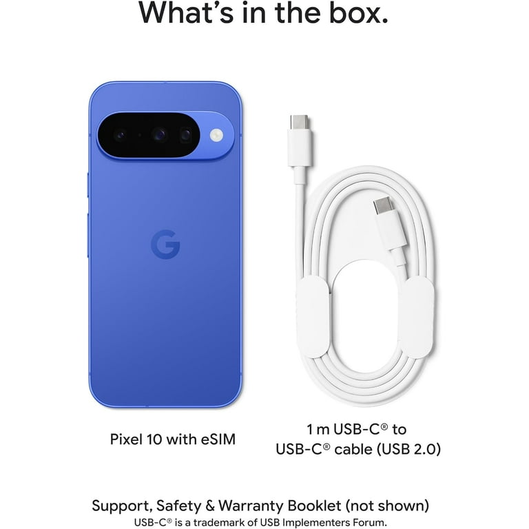 Google Pixel 10 Factory Unlocked 256GB - Indigo - Walmart.com