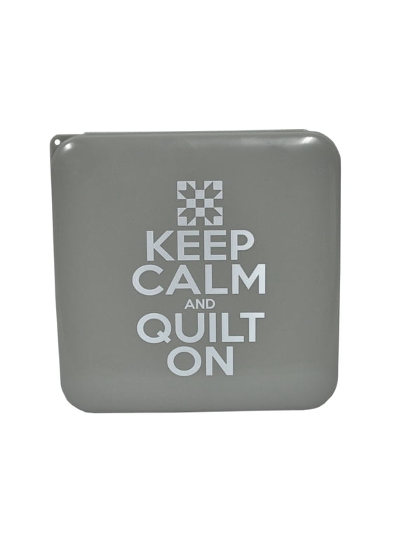 Keep Calm and Quilt On Grey Mask Case