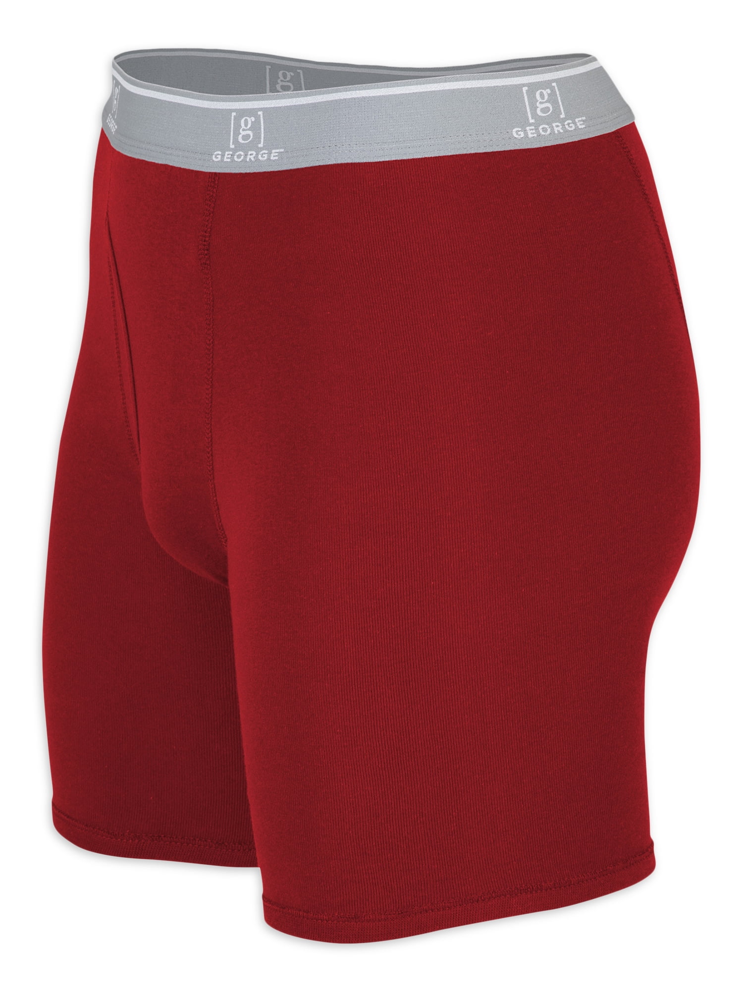George Men's Regular Leg Boxer Briefs, 4-Pack, Sizes S- XL