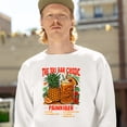 thumbnail image 3 of Smartprints Tiki Bar Classic Painkiller Recipe Men's Sweatshirt White, Cotton, S, 3 of 4