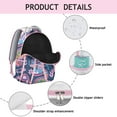 thumbnail image 5 of Geometric Paisley Design School Backpack for Students Colorful Artistic Vintage Boho Floral Pattern, Comfortable and Multifunctional Students’s Backpack, 5 of 5