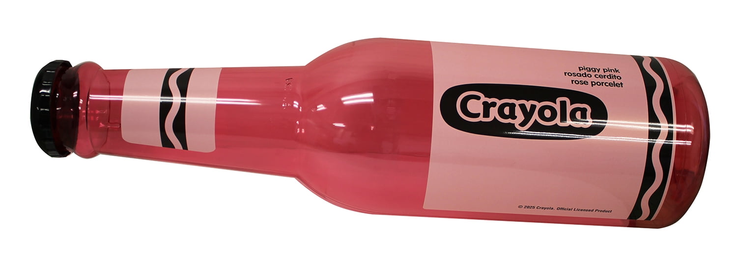 Crayola Piggy Pink Crayon Bottle Bank 21"