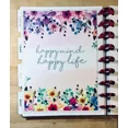 thumbnail image 2 of Happy Mind Happy Life Quote 2-Sided Dashboard 4 Use W/ Classic Happy Planner-, 2 of 2