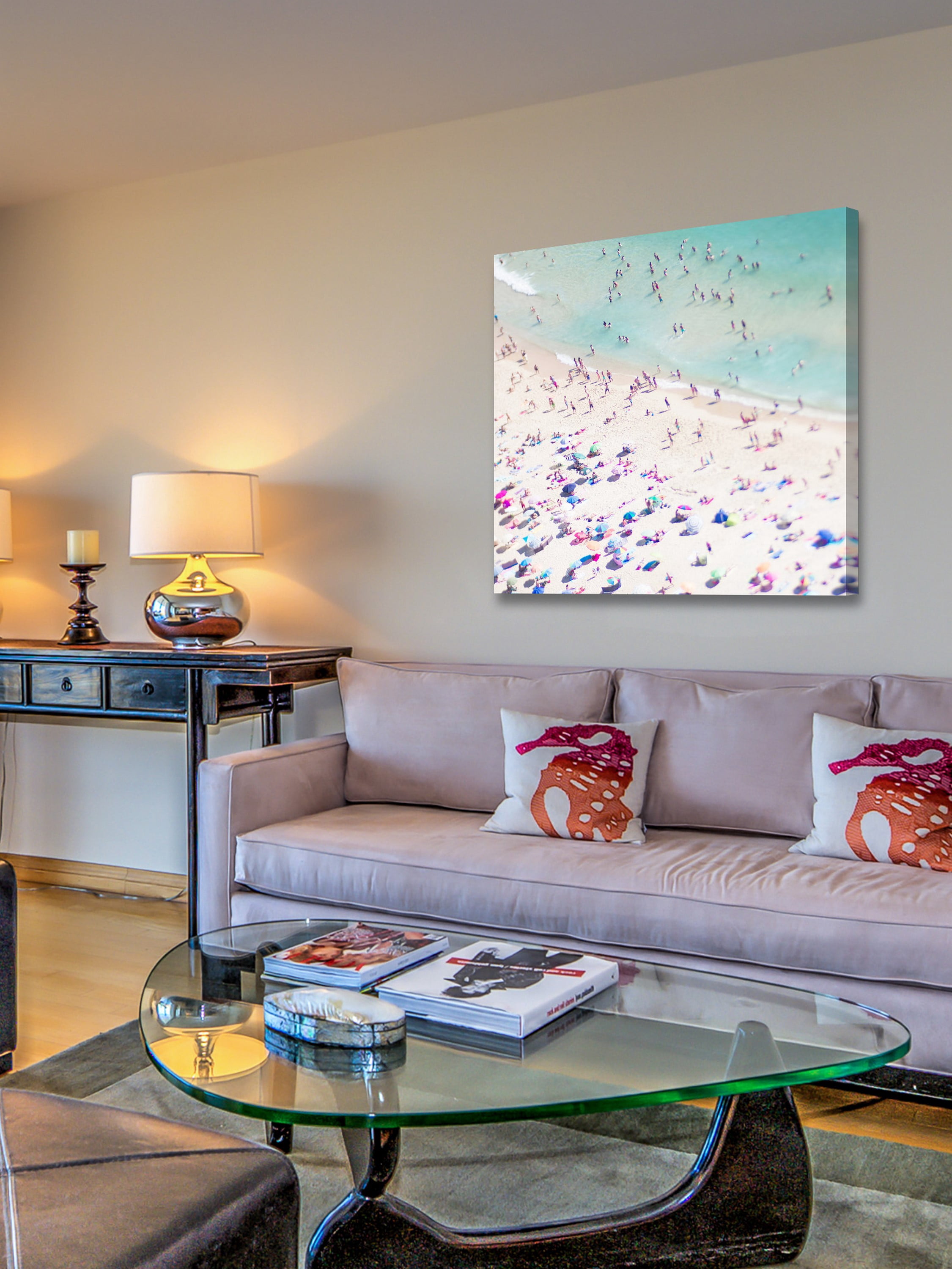 "Beach Love II" Painting Print on Wrapped Canvas