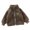 Brown, variant on Girls Fleece Lined Full-Zip Jacket Winter Plush Warm Coats Soft & Cozy Stand-Collar Coat Long Sleeve Soft Outerwear with Pockets 1-12Y